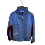 ショッピングstussy STUSSY◆WARM UP PULLOVER/ジャケット/S/ナイロン/BLU