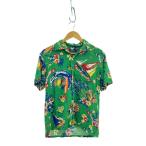 POLO RALPH LAUREN◆ポロベアアロハシャツ/S/--/GRN/総柄