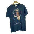 JERZEES◆00S/ターミネーター/Tシャツ/M/コットン/BLK