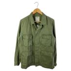 visvim◆KILGORE JKT/ミリタリージャケット/3/コットン/KHK/0112205013025 ※襟汚れ有