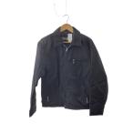Schott◆シングルライダースジャケット/S/ナイロン/BLK/無地/AT038