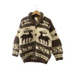 カウチンセーター/--/ウール/BEG/総柄