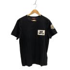 ショッピングmoncler MONCLER◆Tシャツ/M/コットン/BLK/無地/E10918045600
