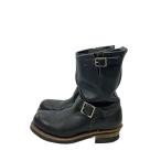ショッピングWING RED WING◆エンジニアブーツ/US8/ブラック/レザー/D2268//