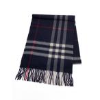 ショッピングBURBERRY BURBERRY◆マフラー/カシミア/NVY/チェック/レディース