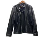 Schott◆レザージャケット・ブルゾン/XXL/羊革/BLK/782-3950077
