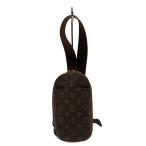 LOUIS VUITTON* небольшая сумочка * gun ju_ монограмма * парусина /--/BRW//