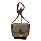 CELINE◆オールドセリーヌ/ミニマカダムショルダー ショルダーバッグ/--/BRW/総柄