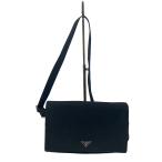 ショッピングPRADA PRADA◆ショルダーバッグ/ナイロン/BLK