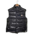 MONCLER◆ダウンベスト/1/ナイロン/GRY/無地/120914335005//