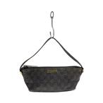 GUCCI◆アクセサリーポーチ/GG柄/ハンドバッグ/キャンバス/GRY/総柄/07198