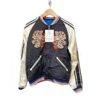 ショッピングスカジャン 東洋エンタープライズ◆24SS/港商/復刻/双龍/スカジャン/リバーシブル/ウールリブ/L/アセテート/TT15531
