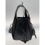 FURLA◆ショルダーバッグ/レザー/BLK/�
