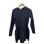 emmi◆ミニニットワンピース/FREE/ポリエステル/BLK