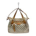 ショッピングダミエ LOUIS VUITTON◆イーヴォラMM_ダミエ・アズール_WHT/PVC/WHT//