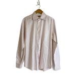 ショッピングHERMES HERMES◆長袖シャツ/42/コットン/PNK/ストライプ