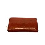 ショッピングヴェルニ LOUIS VUITTON◆ジッピー・ウォレット_モノグラム・ヴェルニ/エナメル/RED/レディース