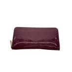 ショッピングヴェルニ LOUIS VUITTON◆ジッピー・ウォレット_モノグラム・ヴェルニ/エナメル/BRD/総柄/レディース