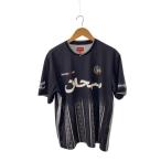 Supreme◆ARABIC LOGO SOCCER/ゲームTシャツ/M/BLK/黒//