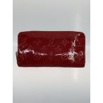ショッピングヴェルニ LOUIS VUITTON◆ジッピー・ウォレット_モノグラム・ヴェルニ_RED/エナメル/RED/レディース