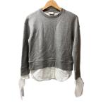 ショッピングmoncler MONCLER◆スウェット/--/コットン/GRY/無地