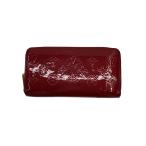 ショッピングヴェルニ LOUIS VUITTON◆ジッピー・ウォレット_モノグラム・ヴェルニ/牛革/RED/メンズ