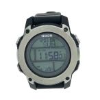 ショッピングnixon NIXON◆腕時計/デジタル/ラバー/BLK