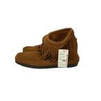 ショッピングMINNETONKA MINNETONKA◆ブーツ/US7/BRW/スウェード