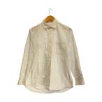 ショッピングINDIVIDUALIZED individualized shirts◆長袖シャツ/コットン/WHT/無地//