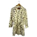 OLD CROW◆ショップコート/L/コットン/IVO/総柄/OC-20-SS-01