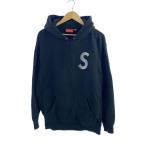 ショッピングsupreme Supreme◆swarovski S Logo Hooded Sweatshirt/パーカー/L/コットン/BLK
