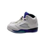 NIKE◆Jordan 5 Retro Grape/ハイカットスニーカー/28.5cm/WHT/HQ7978-100