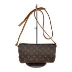 ショッピングLOUIS LOUIS VUITTON◆トローター_モノグラム・キャンバス_BRW/ブラウン/M51240