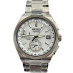 SEIKO◆ソーラー腕時計/アナログ/WHT/SLV/SBXY085/ASTRON/アストロン//