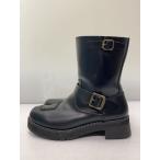 WILDWING/エンジニアブーツ/24.5cm/BLK/レザー