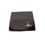 Vivienne Westwood◆コインケース/レザー/BRW/無地/レディース