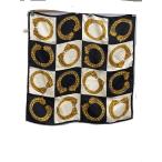 Cartier* шарф / шелк /BLK/ женский //
