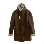 ショッピングzara ZARA◆ムートンJKT/レザージャケット・ブルゾン/M/--/茶//