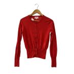 Vivienne Westwood RED LABEL◆背面汚れ有/カーディガン(薄手)/2/コットン/RED