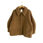 OHGA◆エコムートンハーフコート/コート/S/ウール/BRW/OHGA-8019-5//