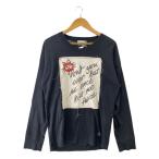 Vivienne Westwood MAN◆23AW/KITTY/239015/長袖Tシャツ/42/コットン/BLK/VW-LP-76040//
