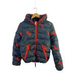 ショッピングduvetica DUVETICA◆ダウンジャケット/46/ポリエステル/NVY/カモフラ