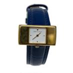 TOKIO KUMAGAI◆クォーツ腕時計/アナログ/WHT/NVY/1E20-535A