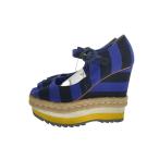 ショッピングエスパドリーユ PRADA◆エスパドリーユ/35/BLU