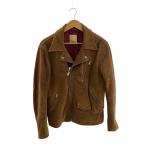 STANDARD CALIFORNIA◆カウスエードダブルライダースジャケット/L/ポリエステル/BRW