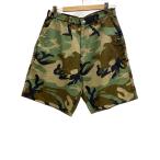 ショッピングstussy STUSSY◆ショートパンツ/36/コットン/KHK/カモフラ