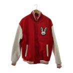 ショッピングzara ZARA◆スタジャン/XL/ポリエステル/RED