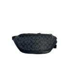 COACH◆ショルダーバッグ/PVC/BLK/モノグラム/F78777