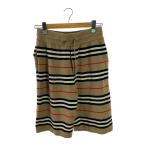 BURBERRY◆ショートパンツ/--/ウール/BEG/ボーダー/8011580/69C