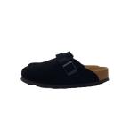 BIRKENSTOCK◆サンダル/24cm/BLK/スウェード/0660471/ブラック/黒